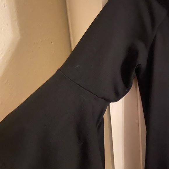 *NWT Susana Monaco Black Above Knee Black Eleanora Dress- SZ LG - Picture 15 of 16